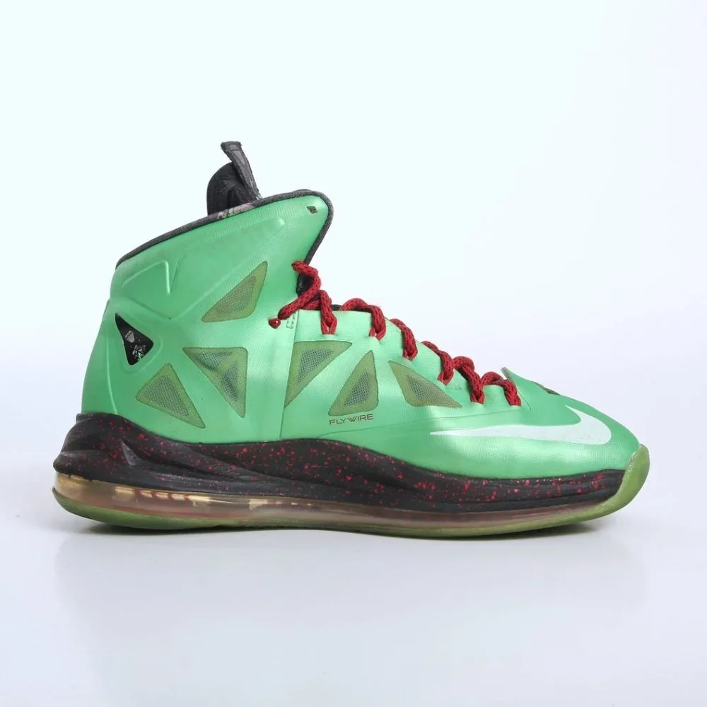 Nike LeBron James 10 Cutting Jade High Top‎ in Green Men Size 8